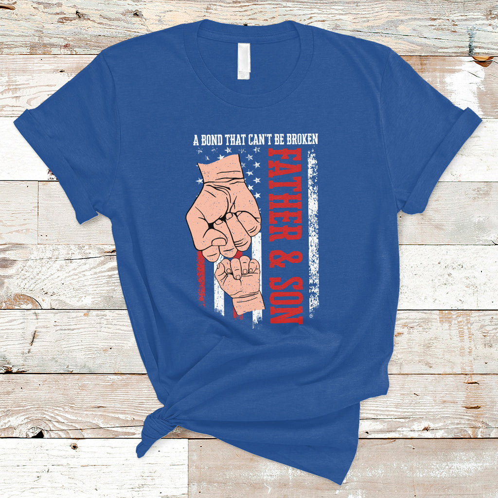 fathers-day-t-shirt-american-flag-father-and-son-a-bond-that-cant-be-broken-family-matching-dad-and-son