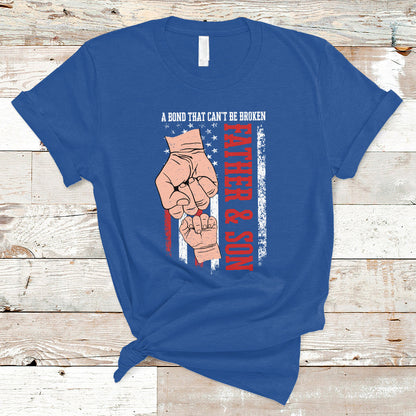 fathers-day-t-shirt-american-flag-father-and-son-a-bond-that-cant-be-broken-family-matching-dad-and-son
