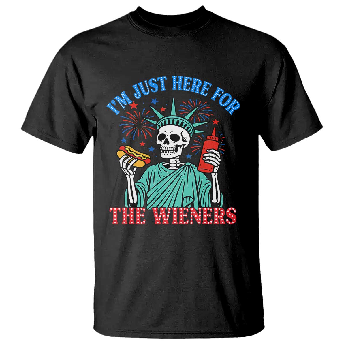 funny-skeleton-lady-liberty-t-shirt-im-just-here-for-the-wieners-4th-of-july-hot-dog
