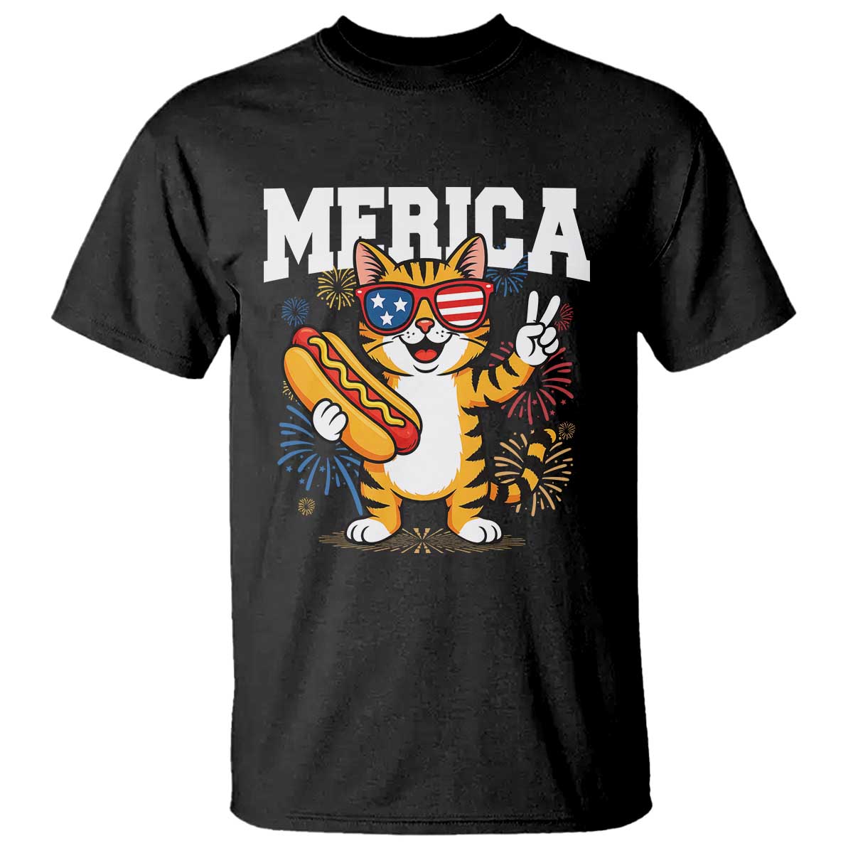 merica-cat-t-shirt-funny-4th-of-july-hot-dog-and-fireworks-patriotic-usa-flag