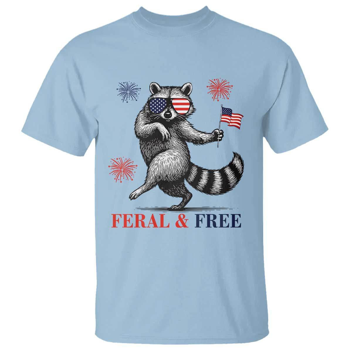 feral-and-free-dancing-raccoon-t-shirt-funny-4th-july-patriotic-animal-us-flag-and-fireworks