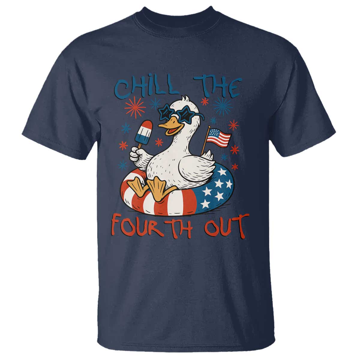 funny-goose-4th-of-july-t-shirt-chill-the-fourth-out-patriotic-humor-with-summer-vibes