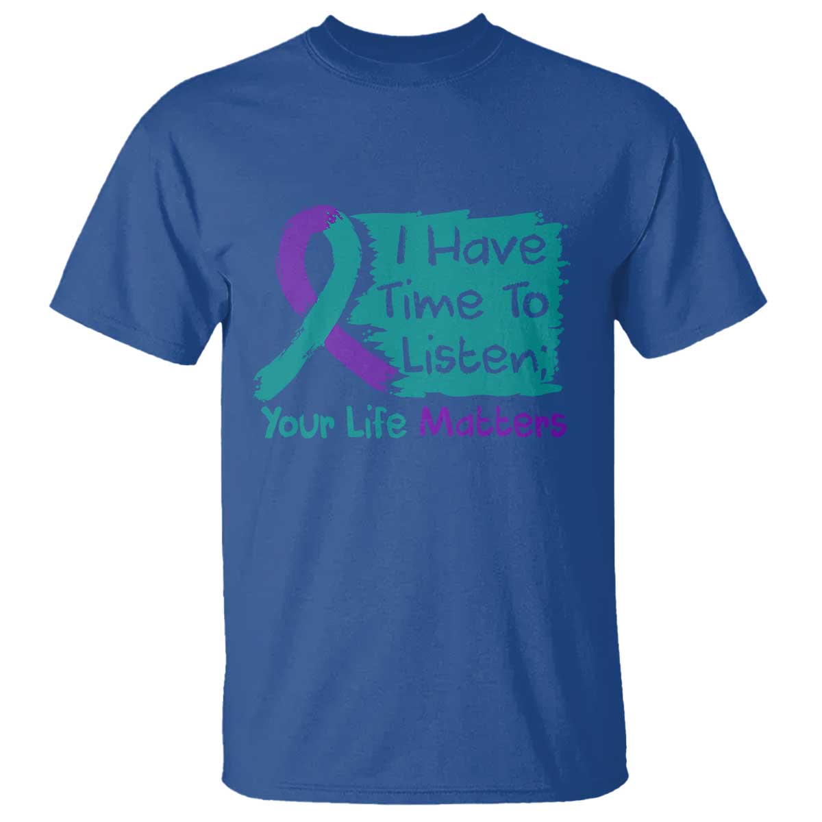 Choose To Keep Going Semicolon Flower Graphic T Shirt Suicide Prevention Mental Health Support