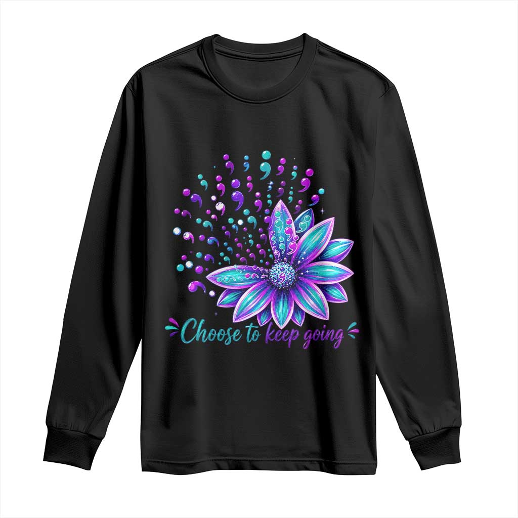 I Have Time To Listen Your Life Matters Long Sleeve Shirt Suicide Prevention Mental Health Ribbon