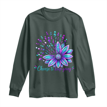 I Have Time To Listen Your Life Matters Long Sleeve Shirt Suicide Prevention Mental Health Ribbon