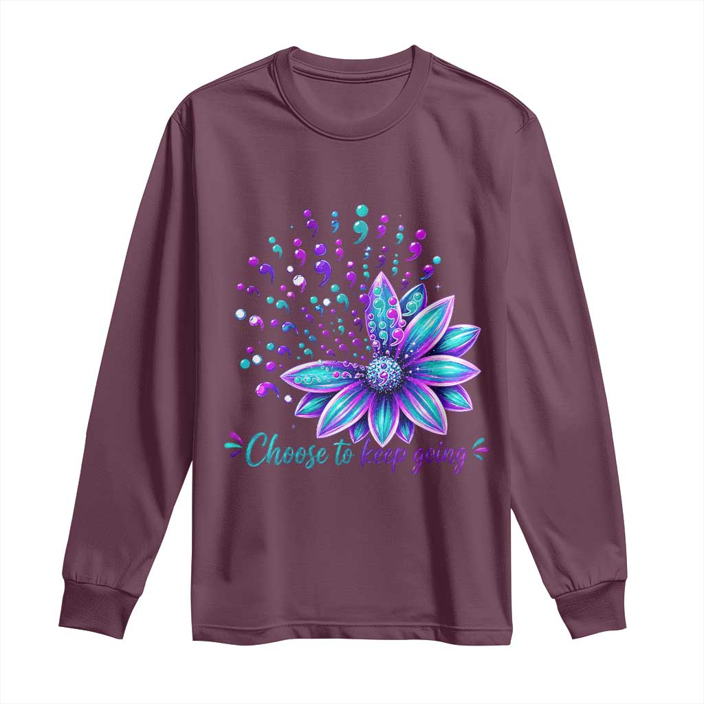 I Have Time To Listen Your Life Matters Long Sleeve Shirt Suicide Prevention Mental Health Ribbon