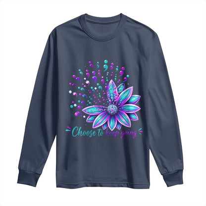I Have Time To Listen Your Life Matters Long Sleeve Shirt Suicide Prevention Mental Health Ribbon