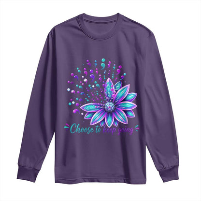I Have Time To Listen Your Life Matters Long Sleeve Shirt Suicide Prevention Mental Health Ribbon