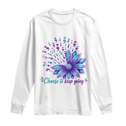 I Have Time To Listen Your Life Matters Long Sleeve Shirt Suicide Prevention Mental Health Ribbon
