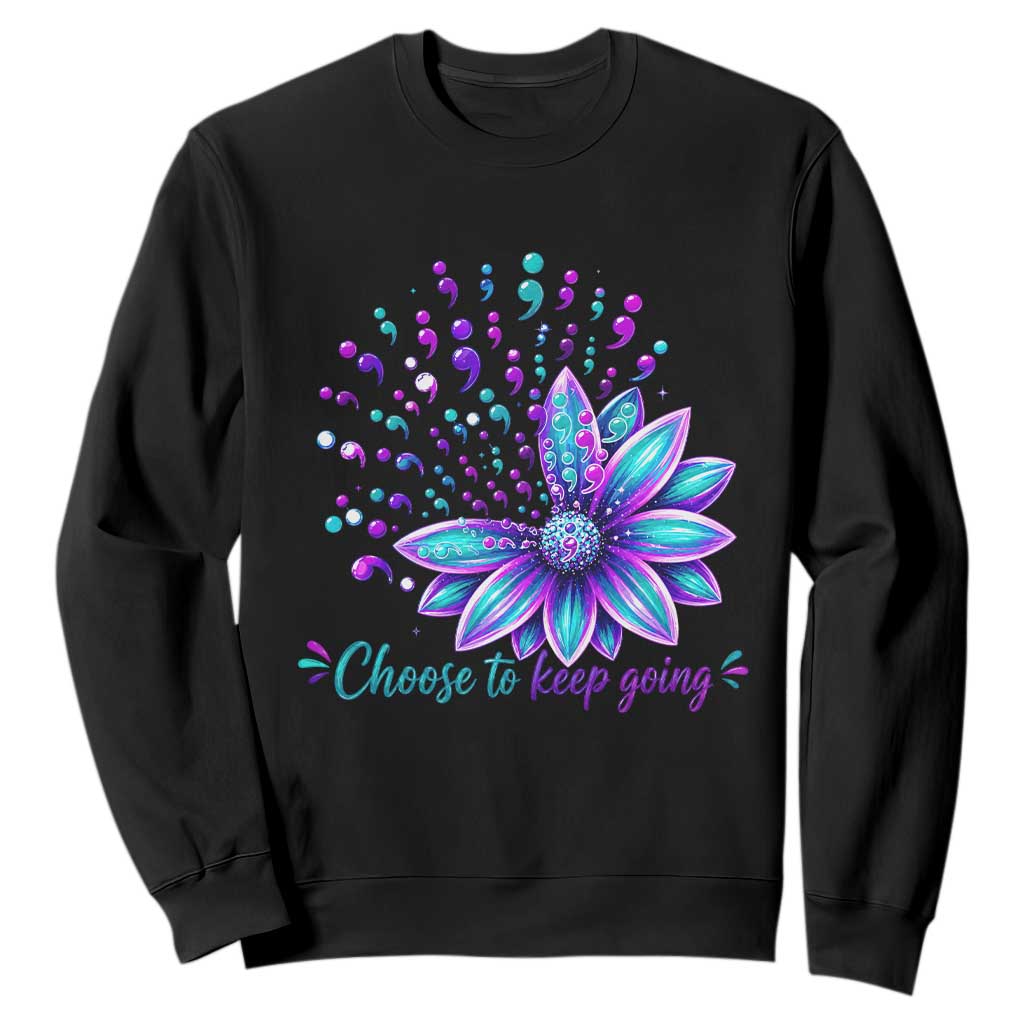 I Have Time To Listen Your Life Matters Sweatshirt Suicide Prevention Mental Health Ribbon