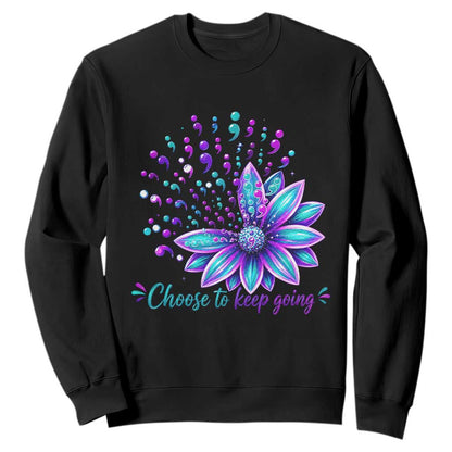 I Have Time To Listen Your Life Matters Sweatshirt Suicide Prevention Mental Health Ribbon