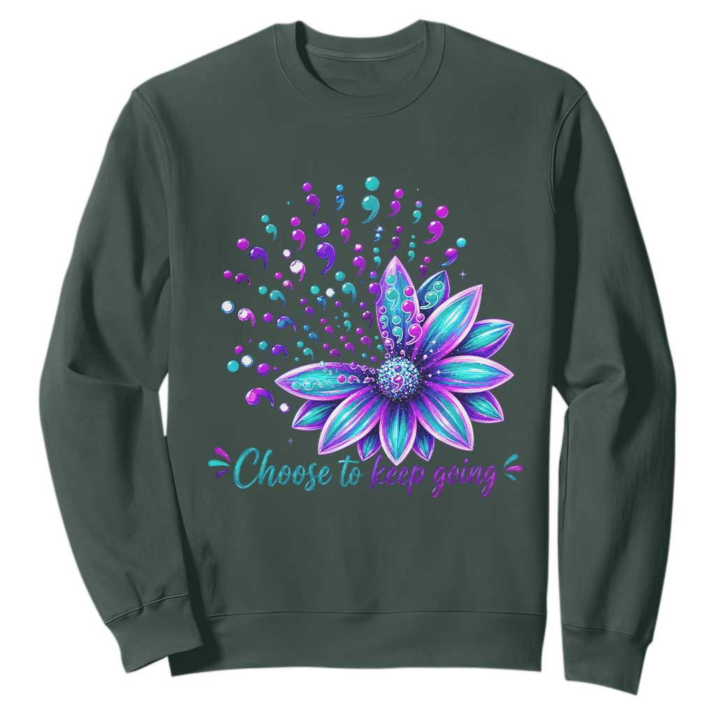 I Have Time To Listen Your Life Matters Sweatshirt Suicide Prevention Mental Health Ribbon