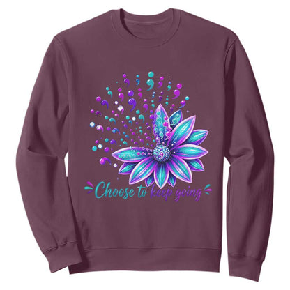 I Have Time To Listen Your Life Matters Sweatshirt Suicide Prevention Mental Health Ribbon
