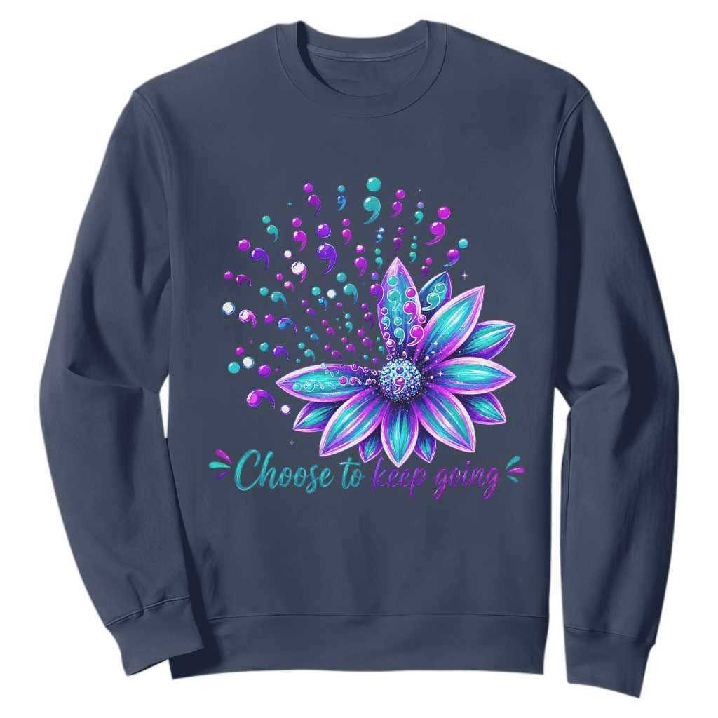 I Have Time To Listen Your Life Matters Sweatshirt Suicide Prevention Mental Health Ribbon