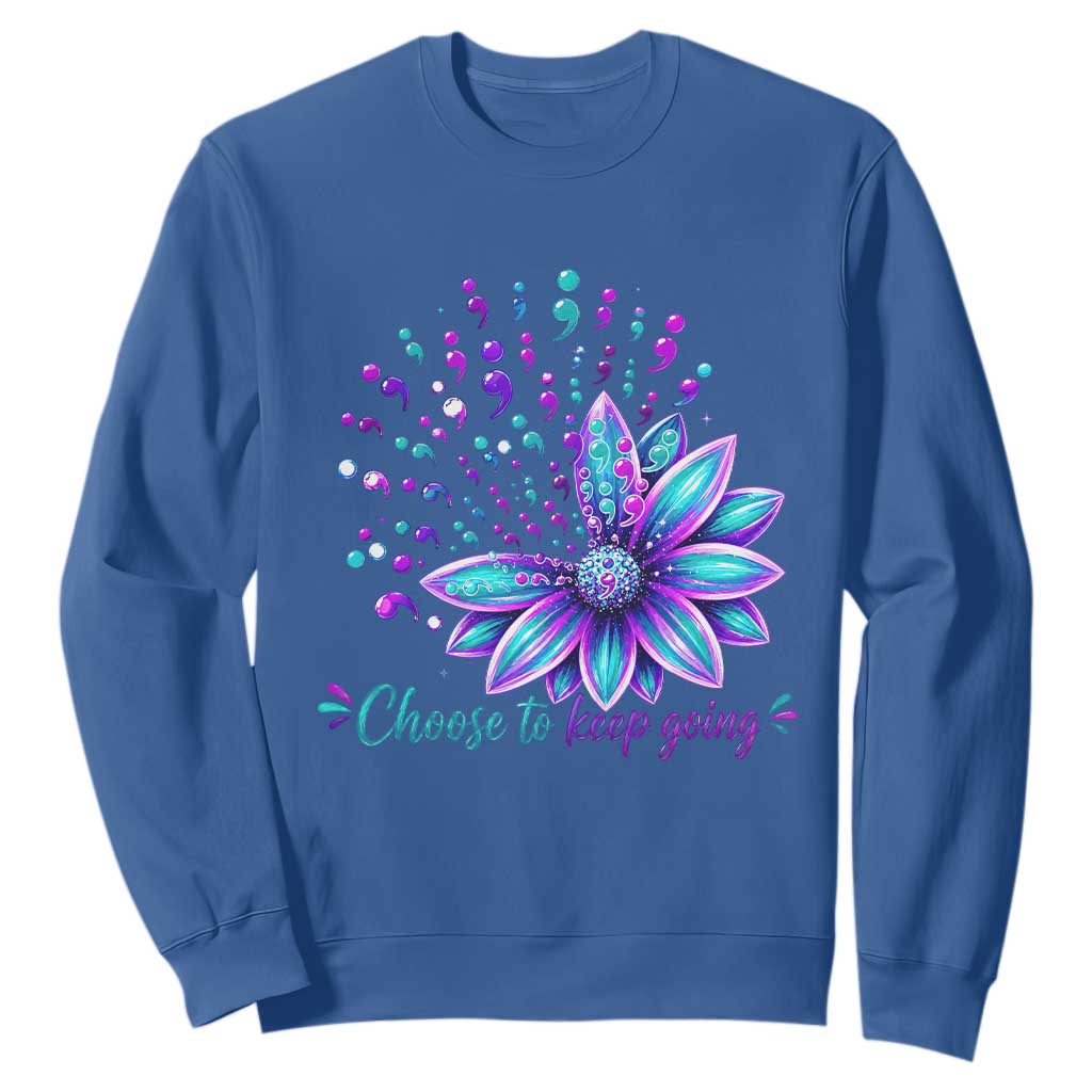 I Have Time To Listen Your Life Matters Sweatshirt Suicide Prevention Mental Health Ribbon