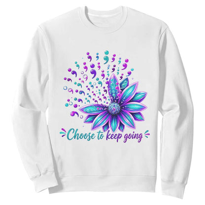 I Have Time To Listen Your Life Matters Sweatshirt Suicide Prevention Mental Health Ribbon