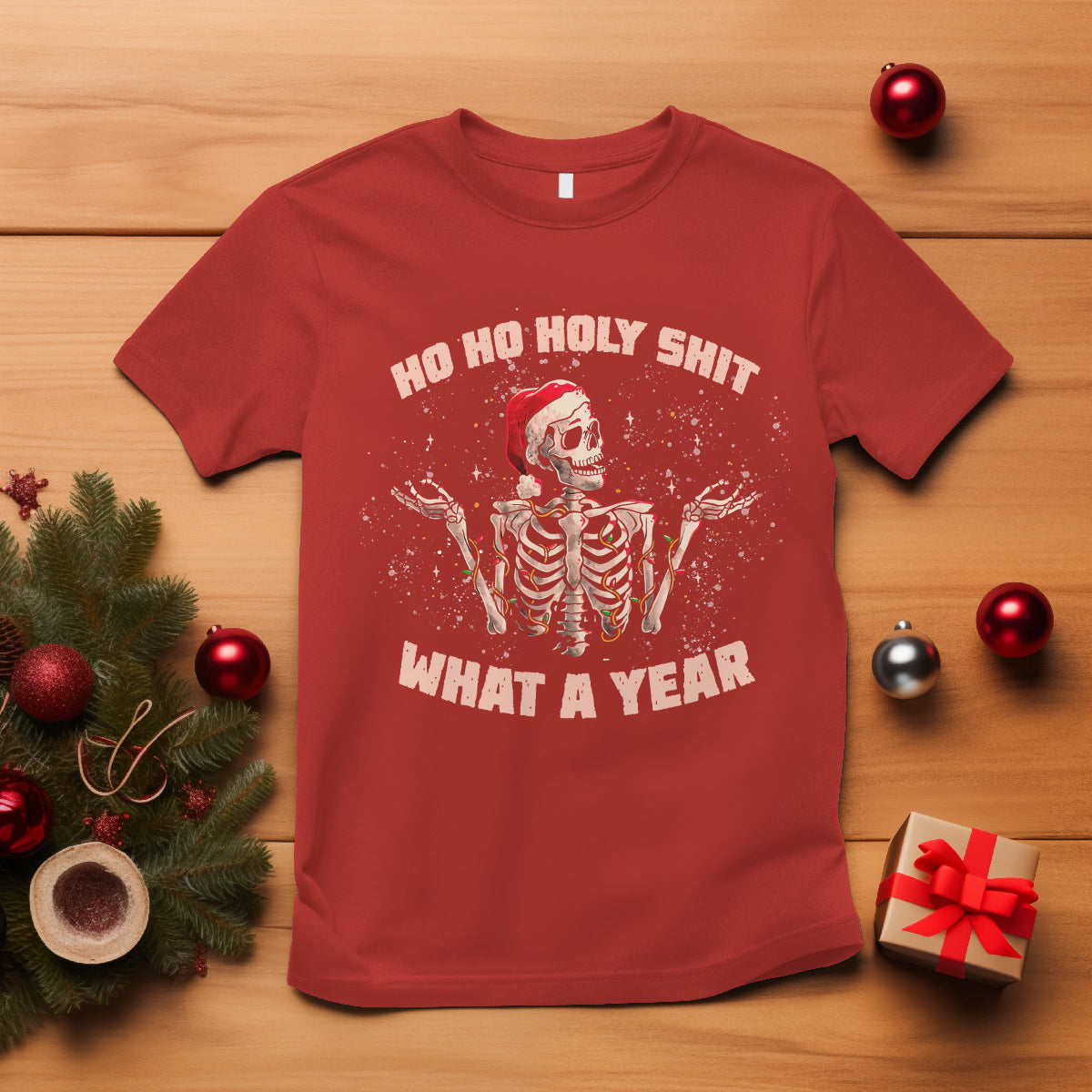 skeleton-christmas-t-shirt-ho-ho-holy-shit-what-a-year-retro-funny