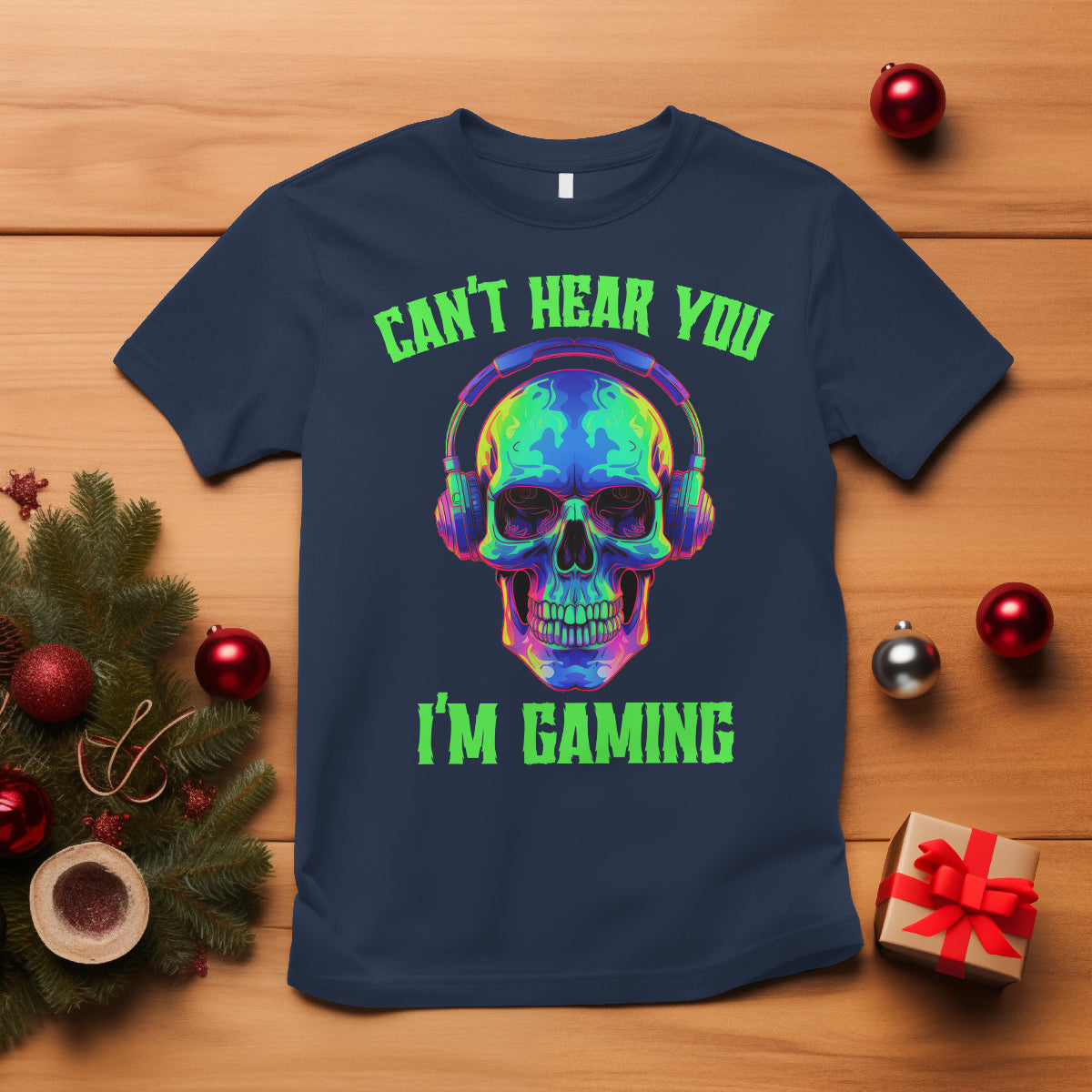 skull-gamer-t-shirt-cant-hear-you-im-gaming-funny-video-game-lover-player