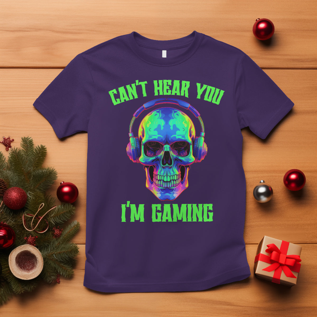 skull-gamer-t-shirt-cant-hear-you-im-gaming-funny-video-game-lover-player