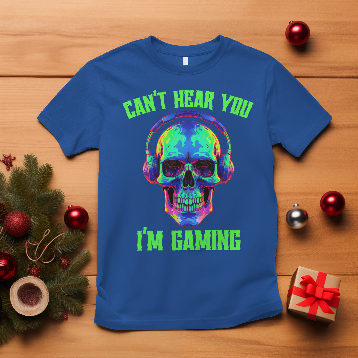 skull-gamer-t-shirt-cant-hear-you-im-gaming-funny-video-game-lover-player
