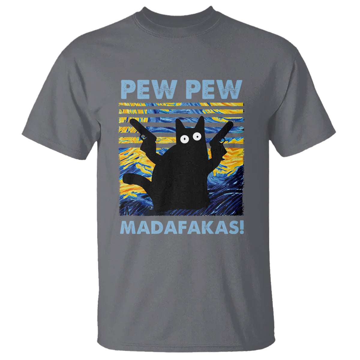 funny-cat-t-shirt-pew-pew-madafakas-retro-vintage-starry-night