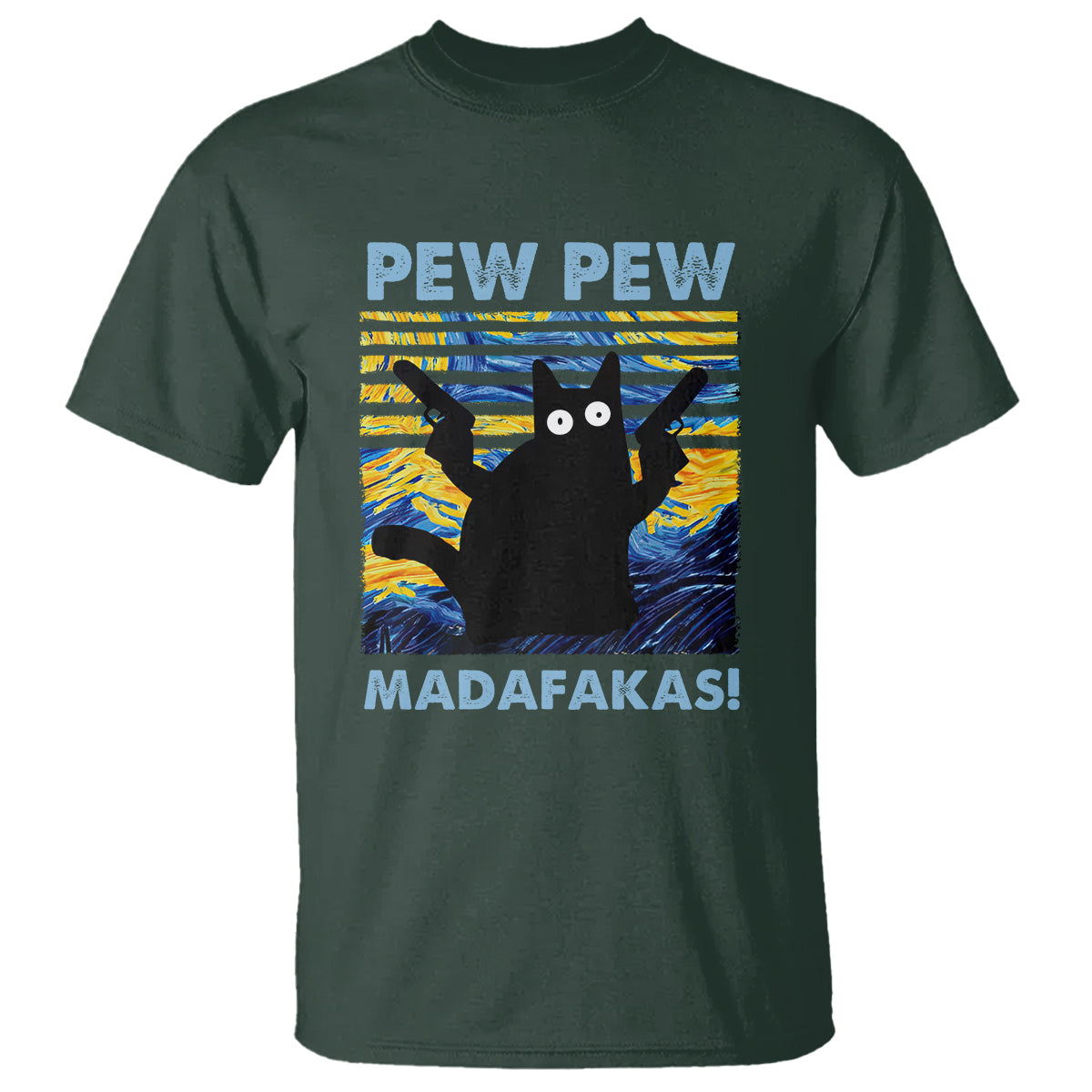 funny-cat-t-shirt-pew-pew-madafakas-retro-vintage-starry-night