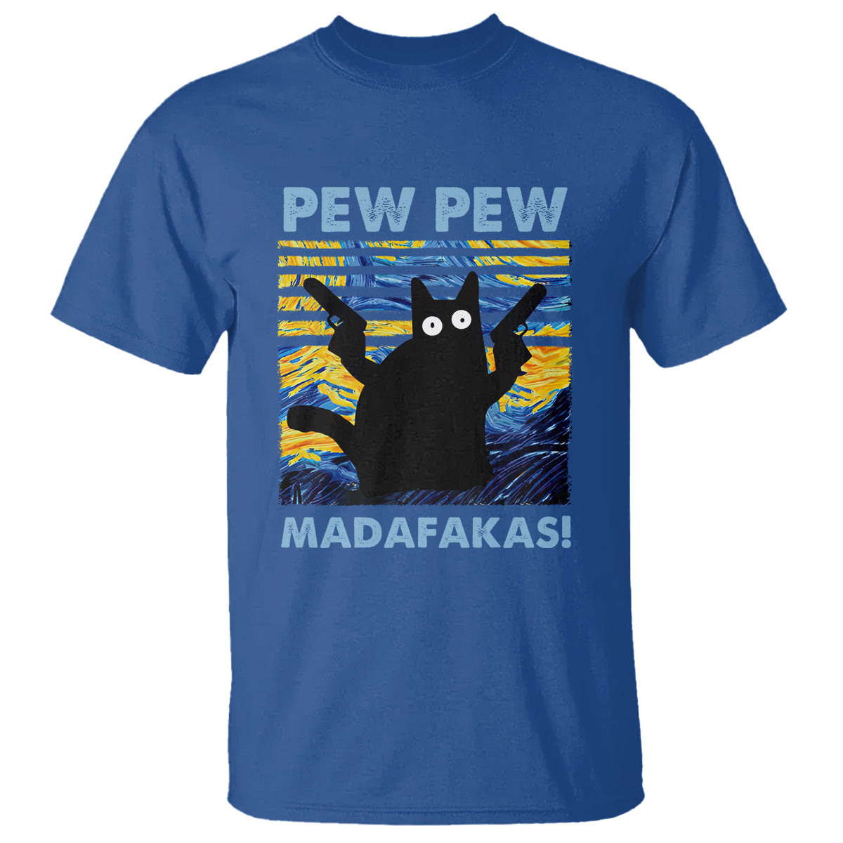 funny-cat-t-shirt-pew-pew-madafakas-retro-vintage-starry-night