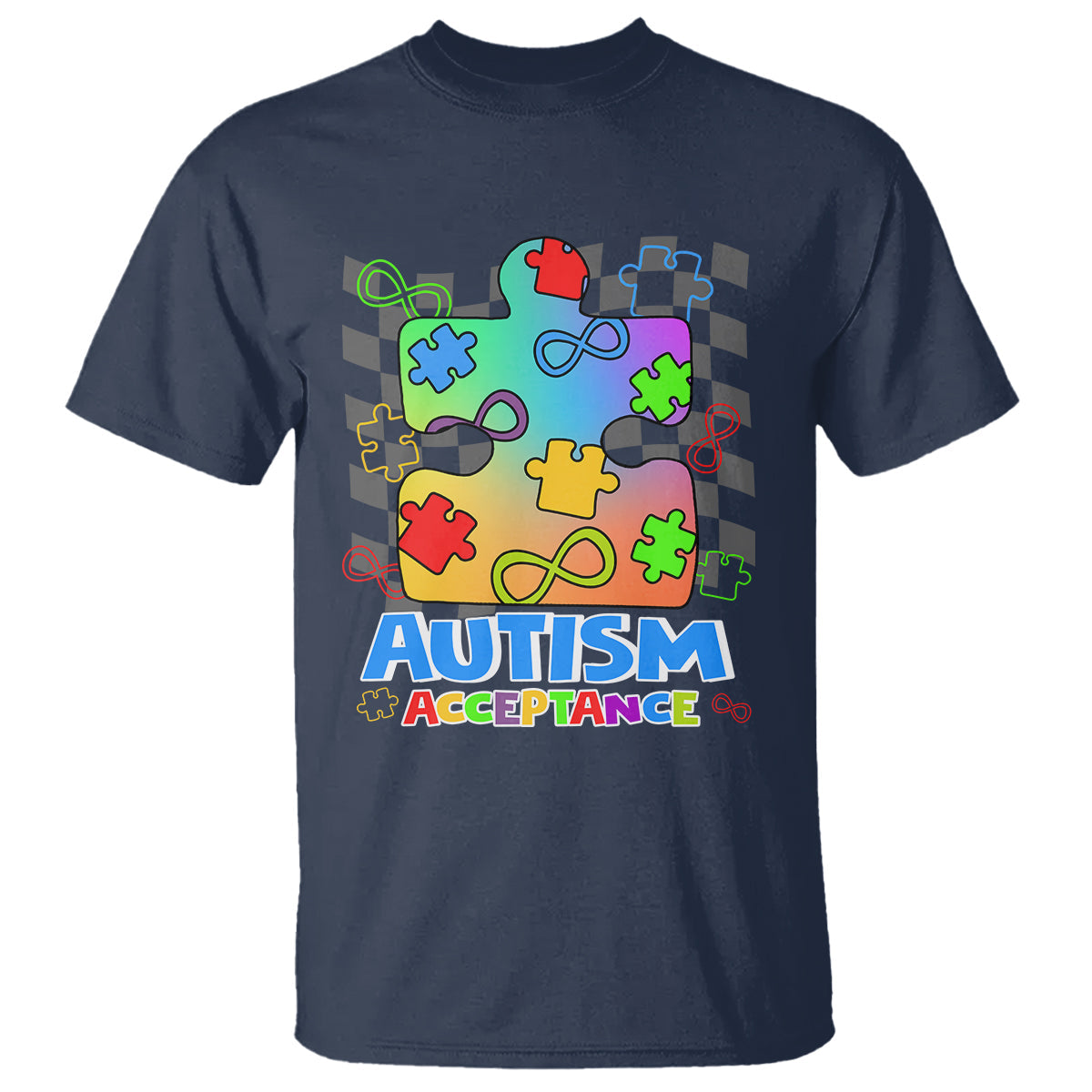 autism-acceptance-t-shirt-retro-groovy-puzzle-piece-spectrum-rainbow-infinity-symbol