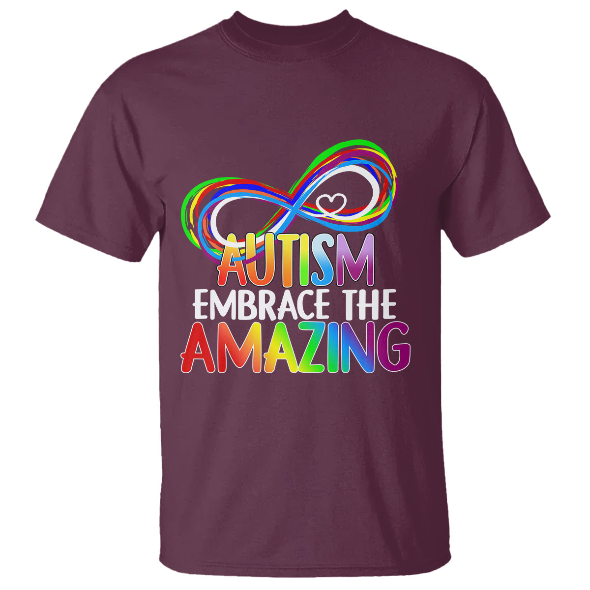 autism-acceptance-t-shirt-embrace-the-amazing-spectrum-rainbow-infinity-symbol
