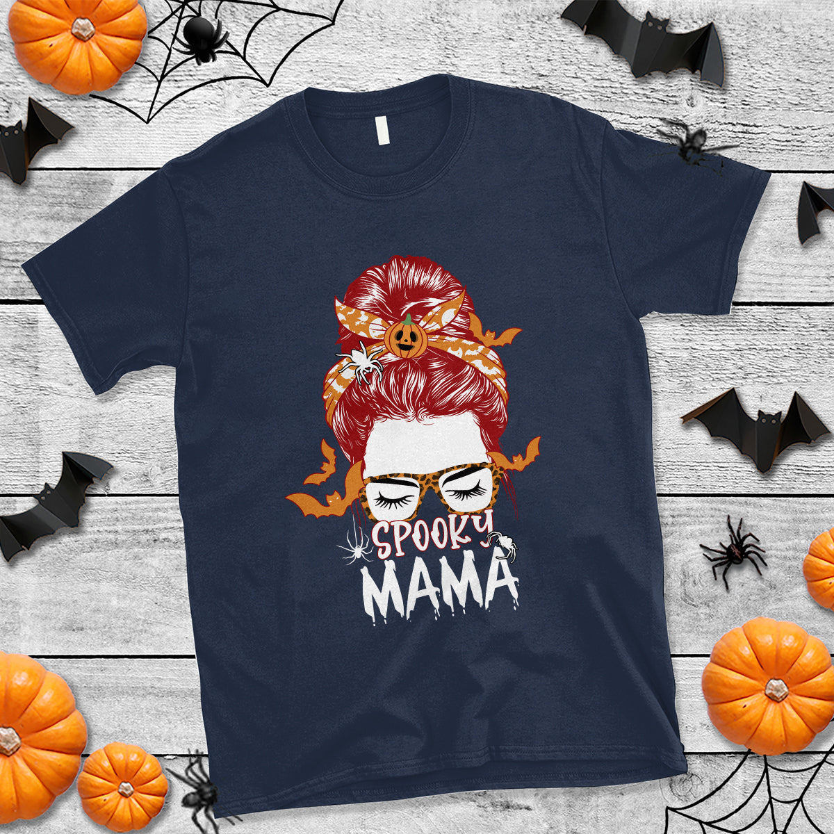 halloween-t-shirt-spooky-mama-halloween-ghost-witchy-spooky-mom-messy-bun-t-shirt-for-mom-women-shirt-for-halloween-lovers-spooky-season-1