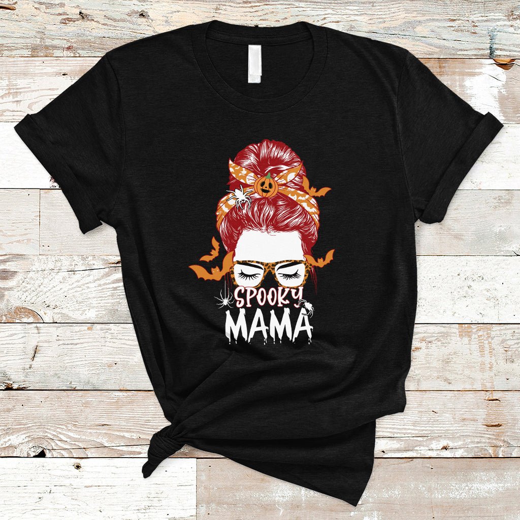 halloween-t-shirt-spooky-mama-halloween-ghost-witchy-spooky-mom-messy-bun-t-shirt-for-mom-women-shirt-for-halloween-lovers-spooky-season