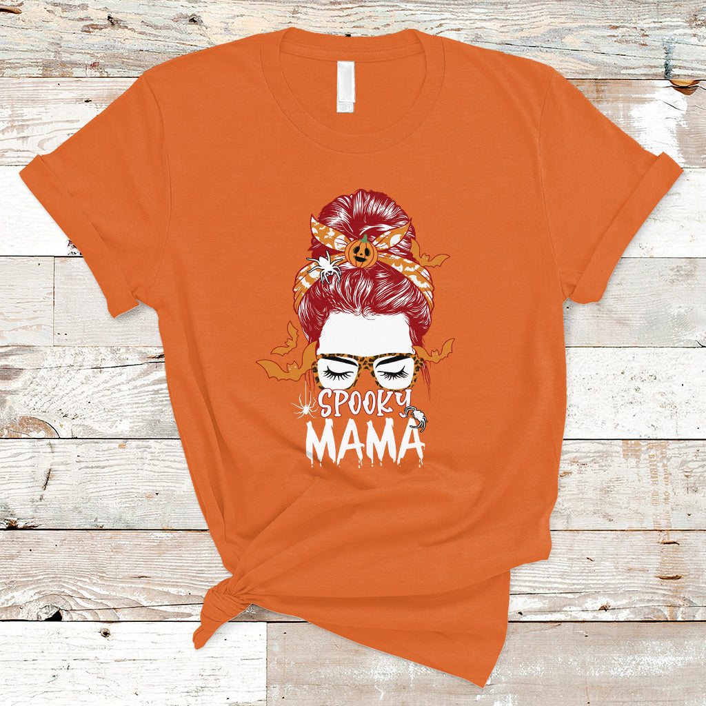 halloween-t-shirt-spooky-mama-halloween-ghost-witchy-spooky-mom-messy-bun-t-shirt-for-mom-women-shirt-for-halloween-lovers-spooky-season