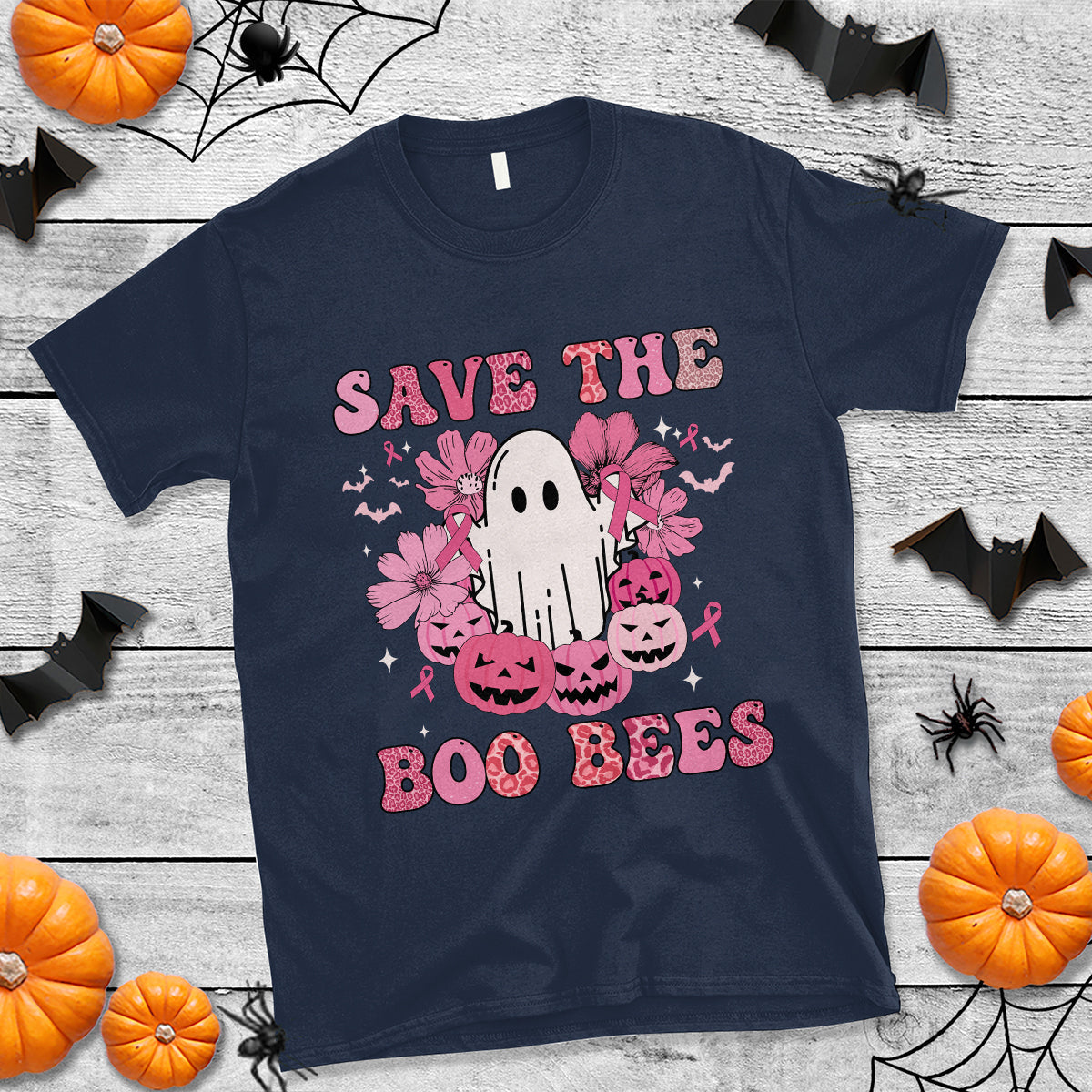 halloween-t-shirt-breast-cancer-awareness-save-your-boo-bees-spooky-boos-ghost-halloween-t-shirt-for-halloween-lovers-spooky-season-1
