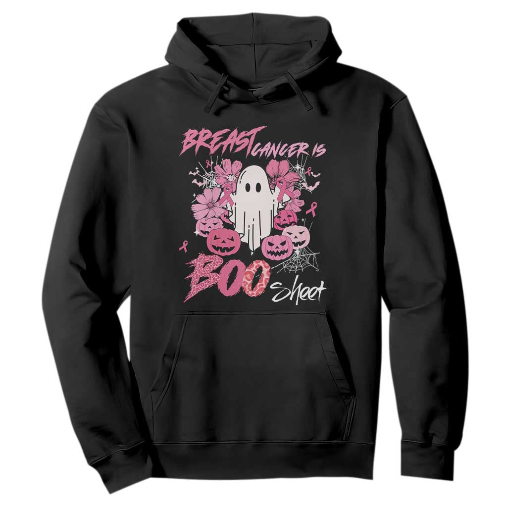 Halloween Breast Cancer Support Squad Hoodie Save Your Boo Bees Spooky Boos Ghost