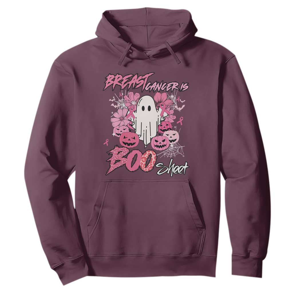 Halloween Breast Cancer Support Squad Hoodie Save Your Boo Bees Spooky Boos Ghost