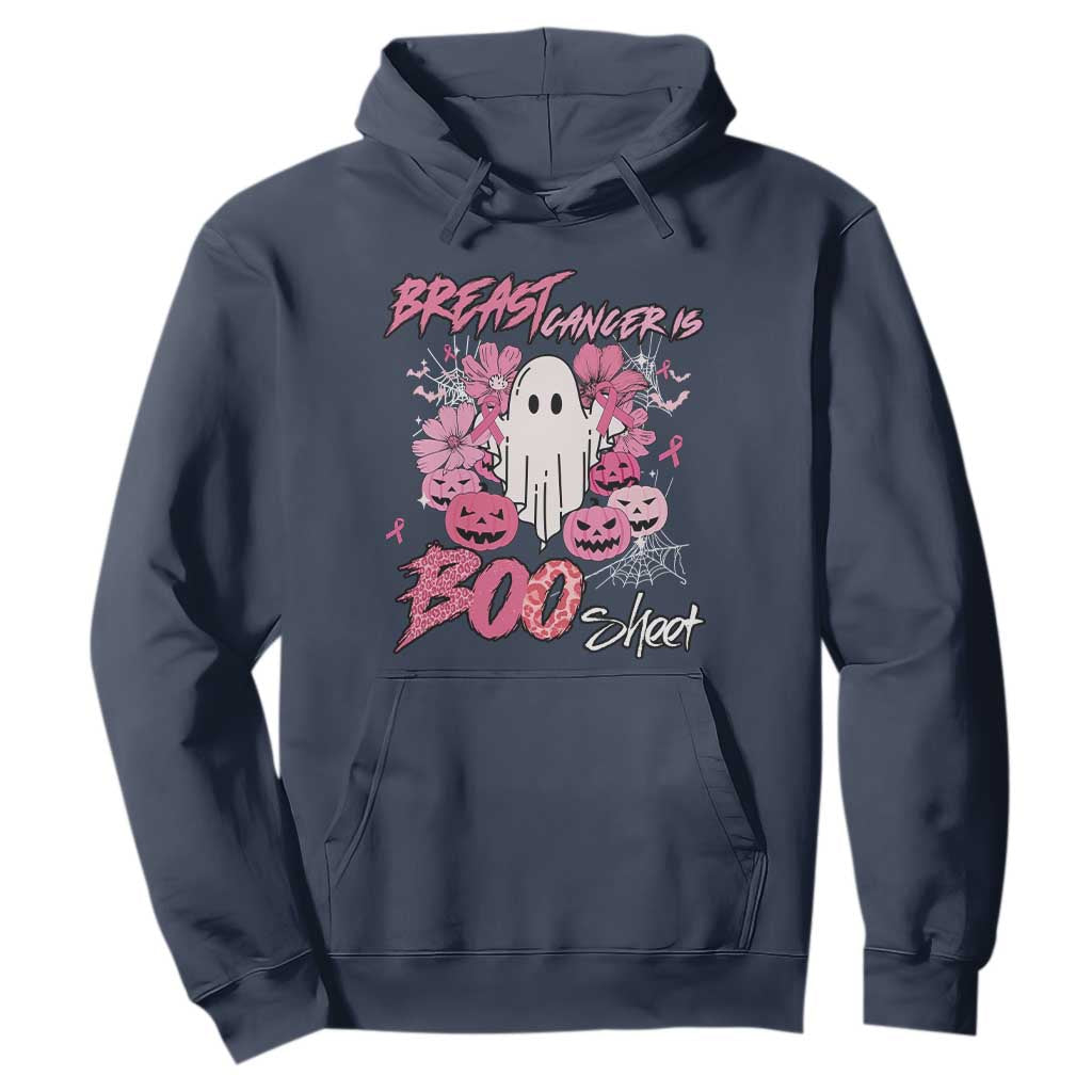 Halloween Breast Cancer Support Squad Hoodie Save Your Boo Bees Spooky Boos Ghost