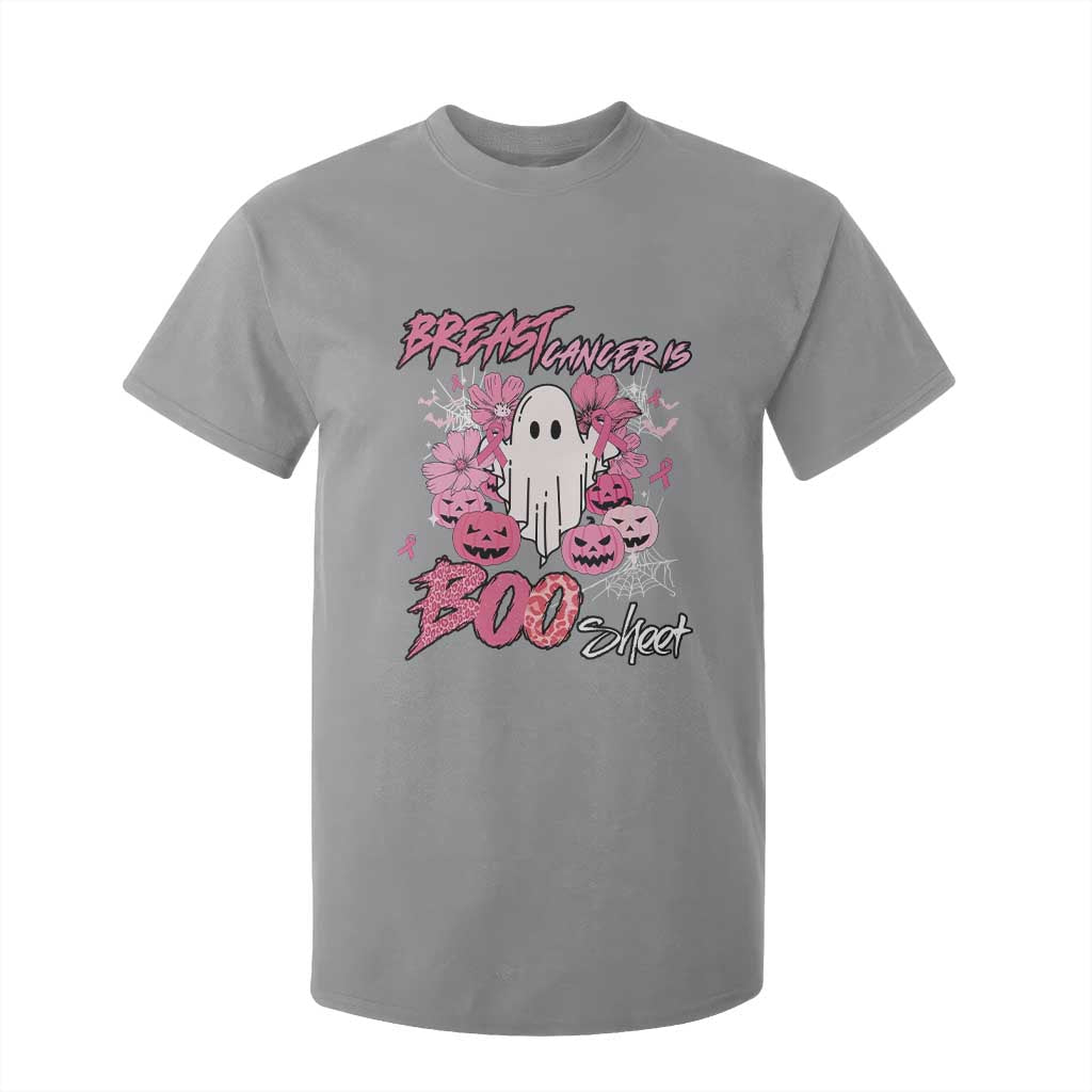 Halloween Breast Cancer Support Squad T Shirt For Kid Save Your Boo Bees Spooky Boos Ghost