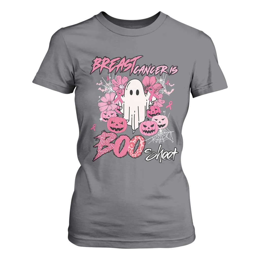 Halloween Breast Cancer Support Squad T Shirt For Women Save Your Boo Bees Spooky Boos Ghost