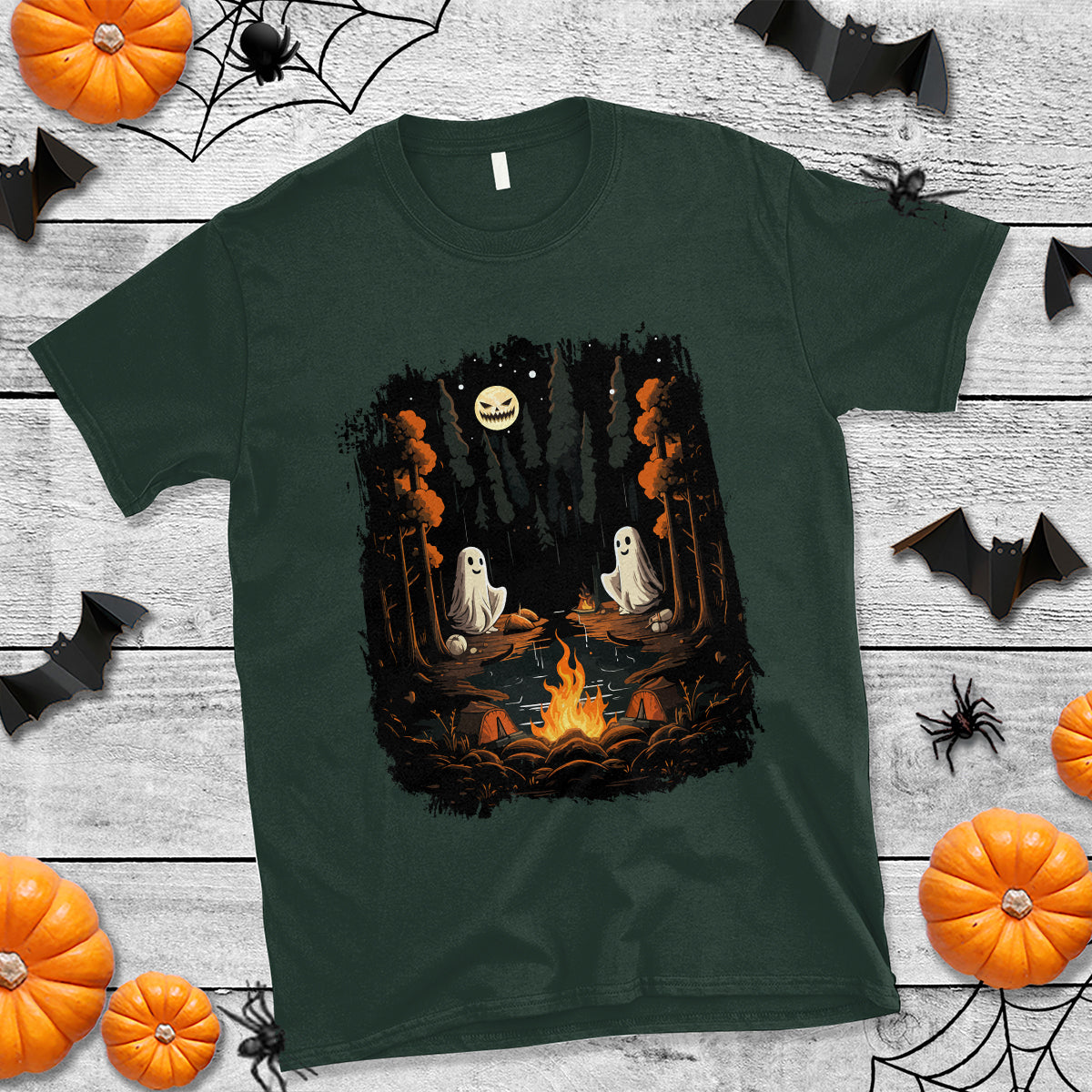 halloween-t-shirt-cute-boo-spooky-ghost-camping-in-the-forest-gothic-halloween-t-shirt-for-halloween-lovers-spooky-season-shirt-ghosts-1