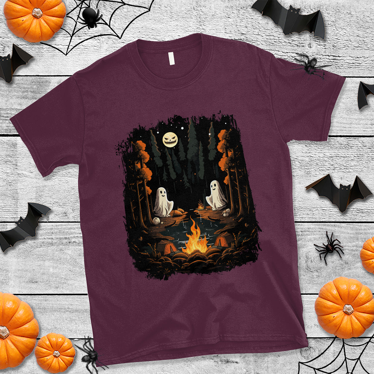halloween-t-shirt-cute-boo-spooky-ghost-camping-in-the-forest-gothic-halloween-t-shirt-for-halloween-lovers-spooky-season-shirt-ghosts-1