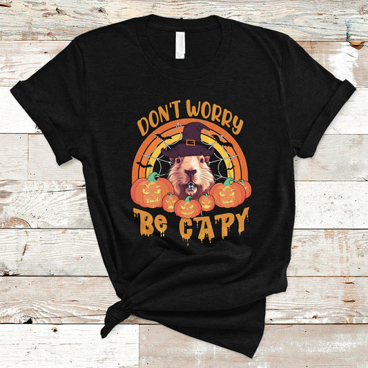 halloween-t-shirt-dont-worry-be-capy-funny-capybara-in-halloween-costume-t-shirt-for-halloween-lovers-capybara-meme-spooky-season