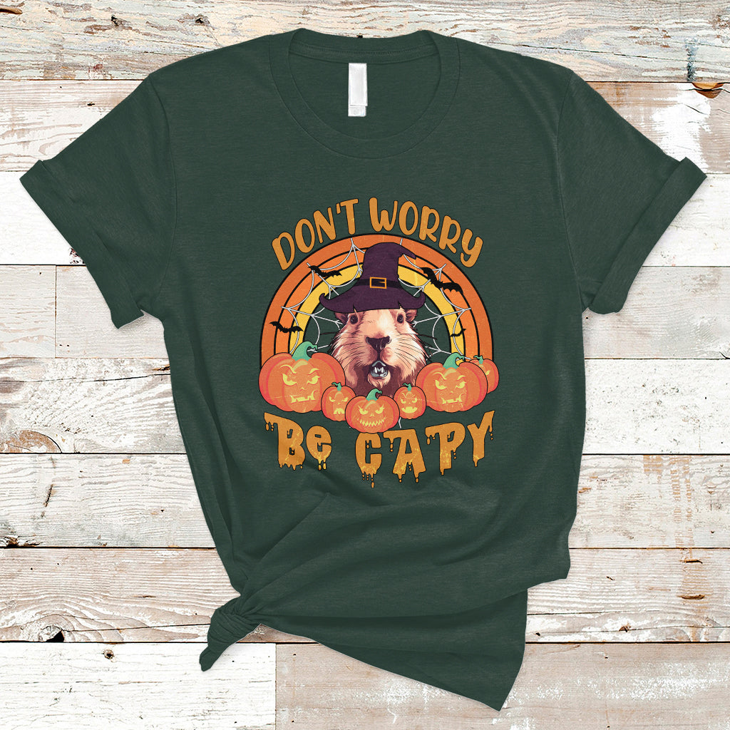 halloween-t-shirt-dont-worry-be-capy-funny-capybara-in-halloween-costume-t-shirt-for-halloween-lovers-capybara-meme-spooky-season