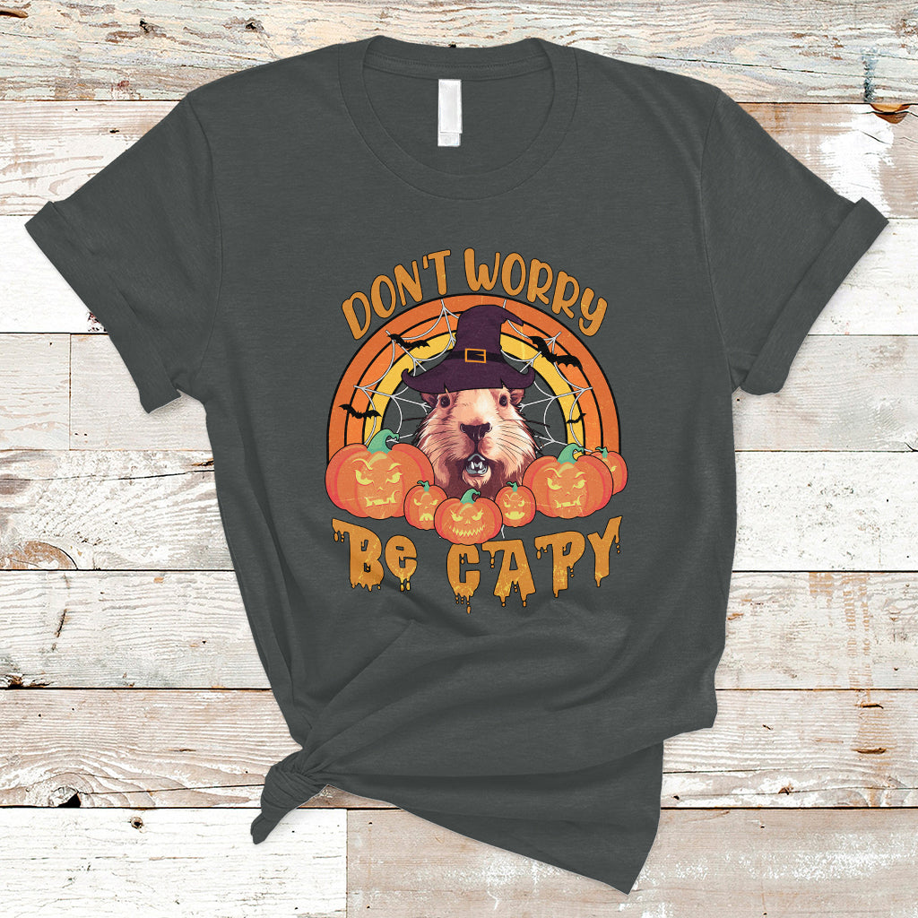 halloween-t-shirt-dont-worry-be-capy-funny-capybara-in-halloween-costume-t-shirt-for-halloween-lovers-capybara-meme-spooky-season