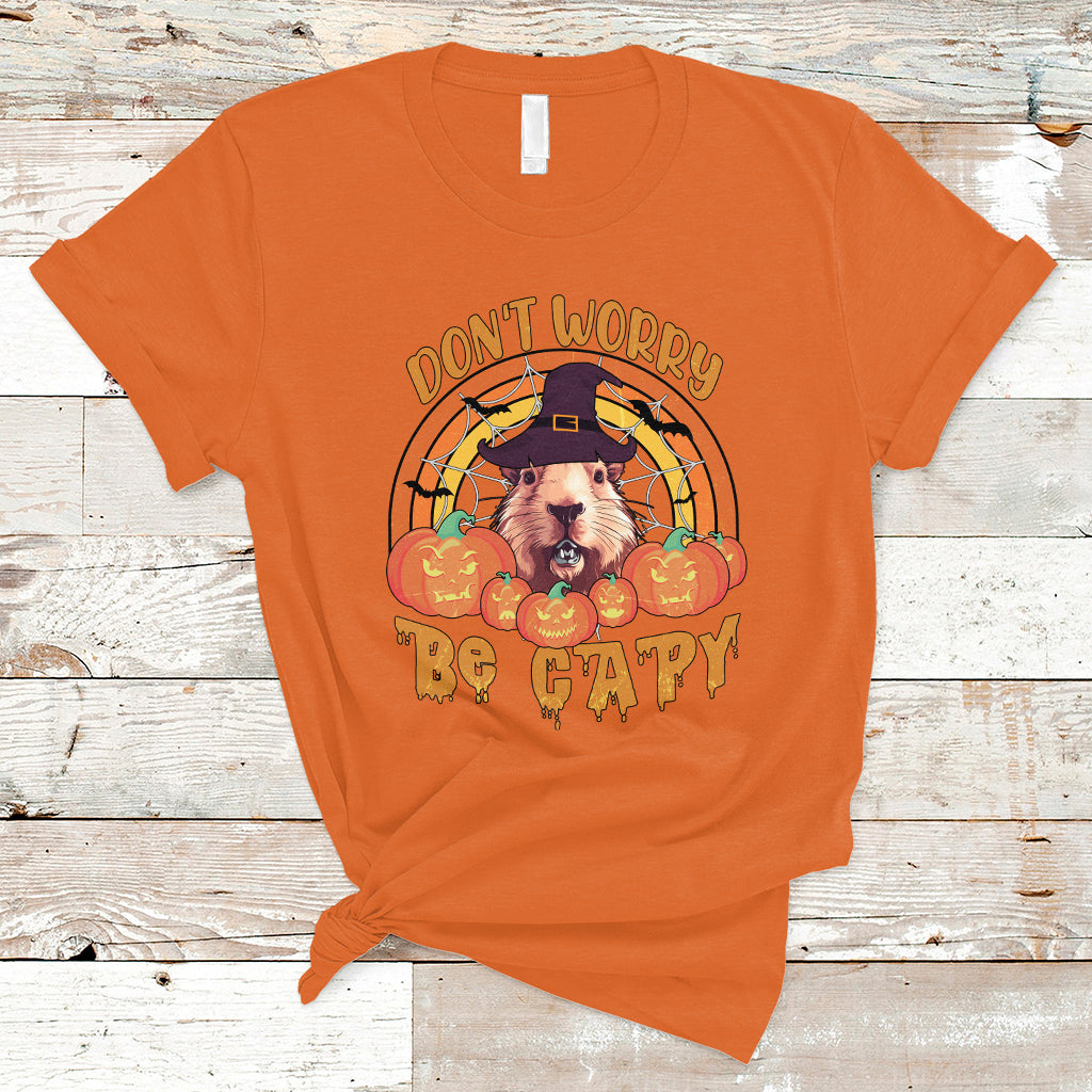 halloween-t-shirt-dont-worry-be-capy-funny-capybara-in-halloween-costume-t-shirt-for-halloween-lovers-capybara-meme-spooky-season