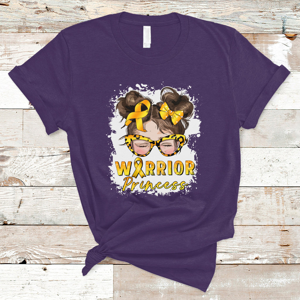 chilhood-cancer-awareness-t-shirt-warrior-princess-gold-ribbon-messy-bun-girl-1