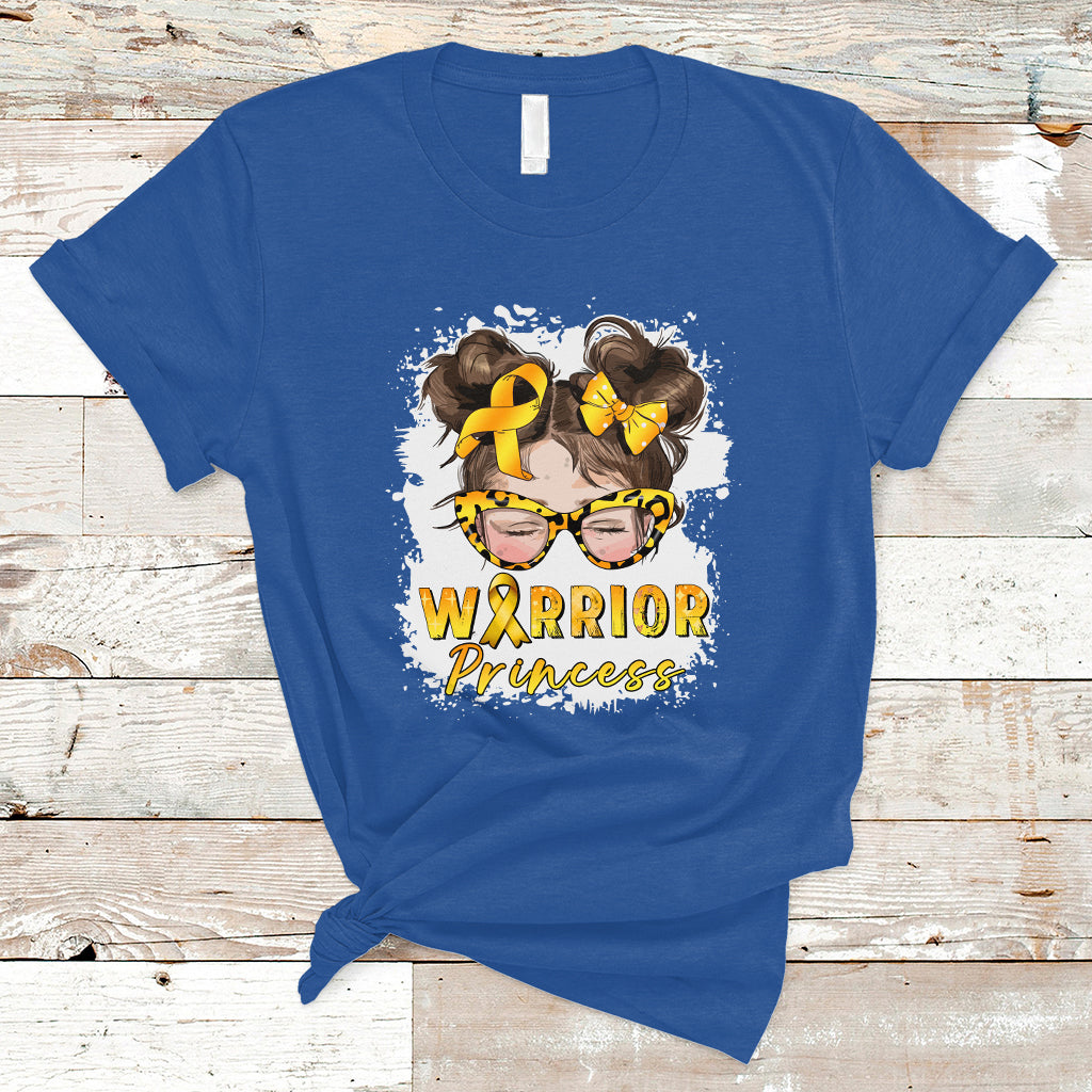chilhood-cancer-awareness-t-shirt-warrior-princess-gold-ribbon-messy-bun-girl-1