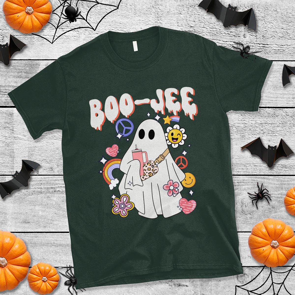 ghost-halloween-costume-t-shirt-spooky-season-hippie-boujee-boo-jee