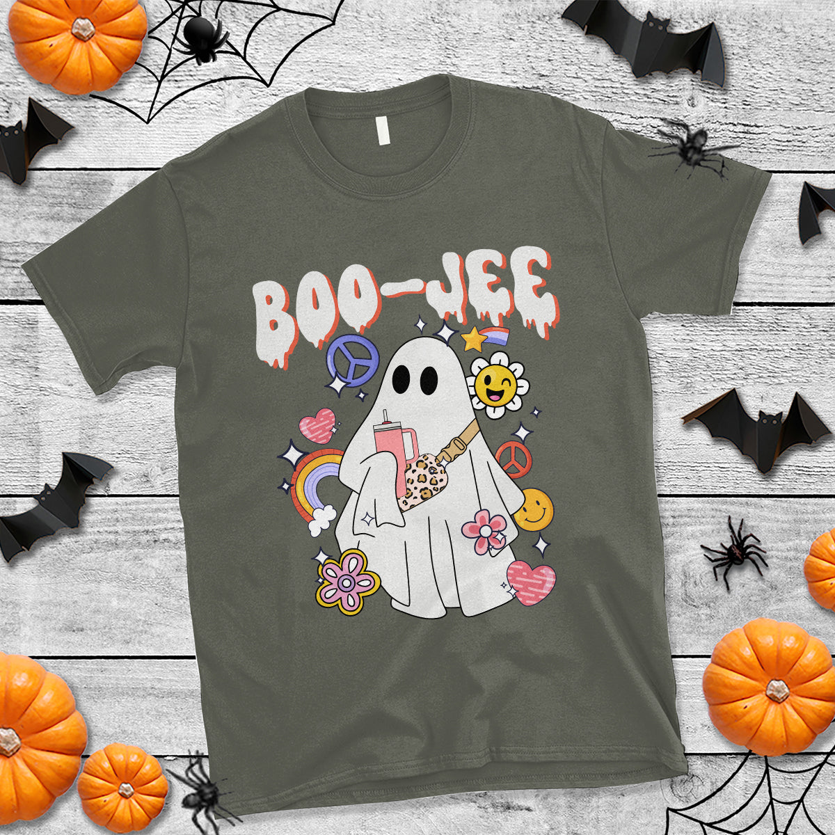 ghost-halloween-costume-t-shirt-spooky-season-hippie-boujee-boo-jee