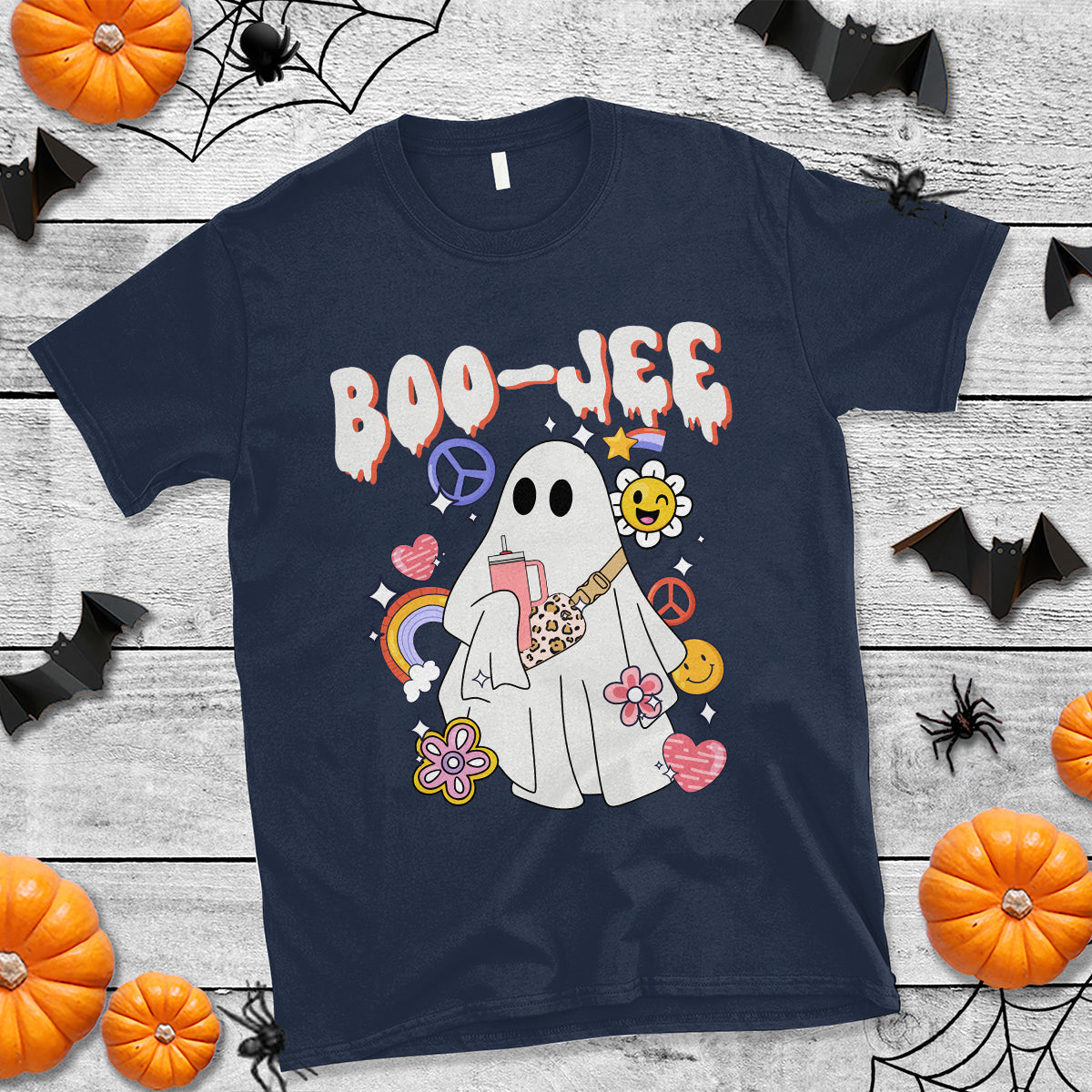 ghost-halloween-costume-t-shirt-spooky-season-hippie-boujee-boo-jee