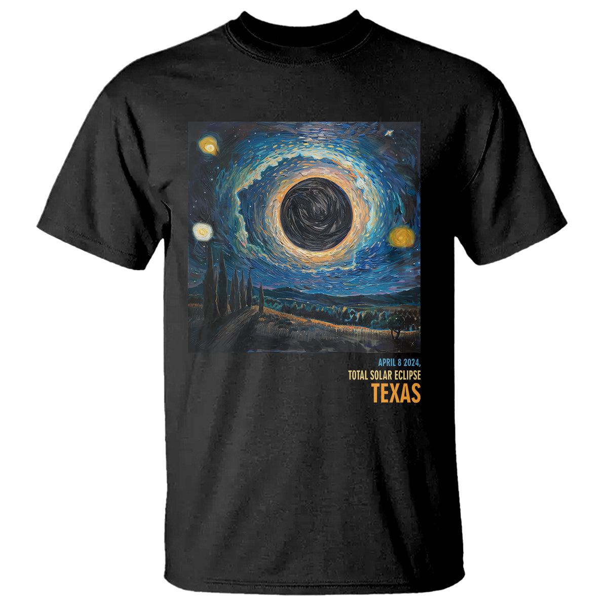 total-solar-eclipse-t-shirt-april-8-2024-starry-night-totality-1